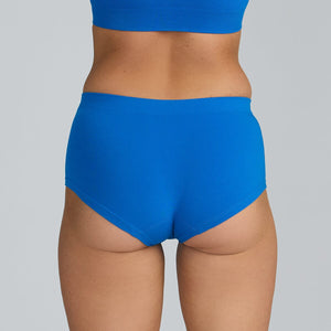 Women's SmoothFit Boyleg - Blue Lagoon - Bamboo Underwear - Model:Holly