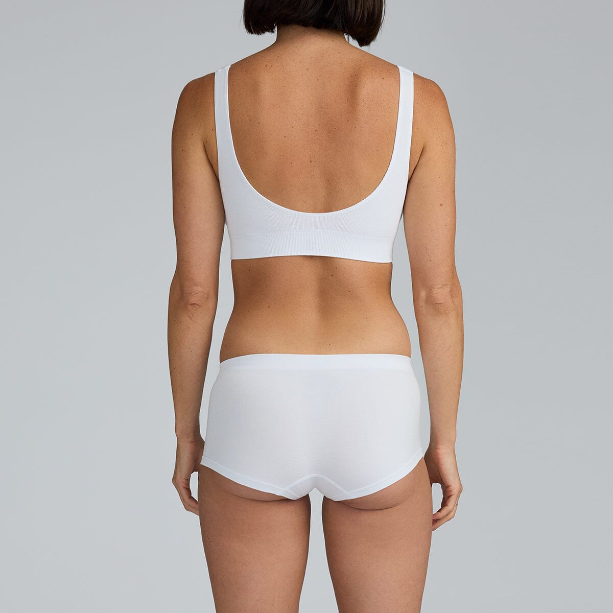 Women's SmoothFit Boyleg - Pina Colada - Bamboo Underwear - Model:Holly
