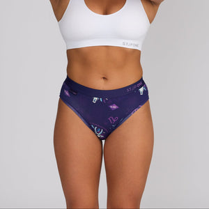 Women's Bikini Brief - Capricorn - Bamboo Underwear - Model:Alexandra