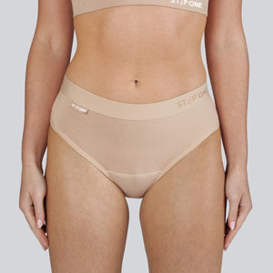 Women's Period Bikini Brief - Bamboo Underwear - Model:Chloe