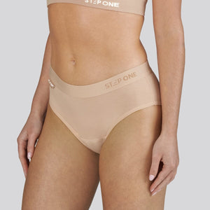 Women's Period Bikini Brief - Bamboo Underwear - Model:Chloe