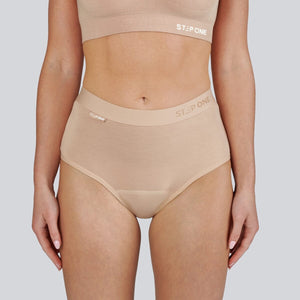 Women's Period Full Brief - Bamboo Underwear - Model:Chloe