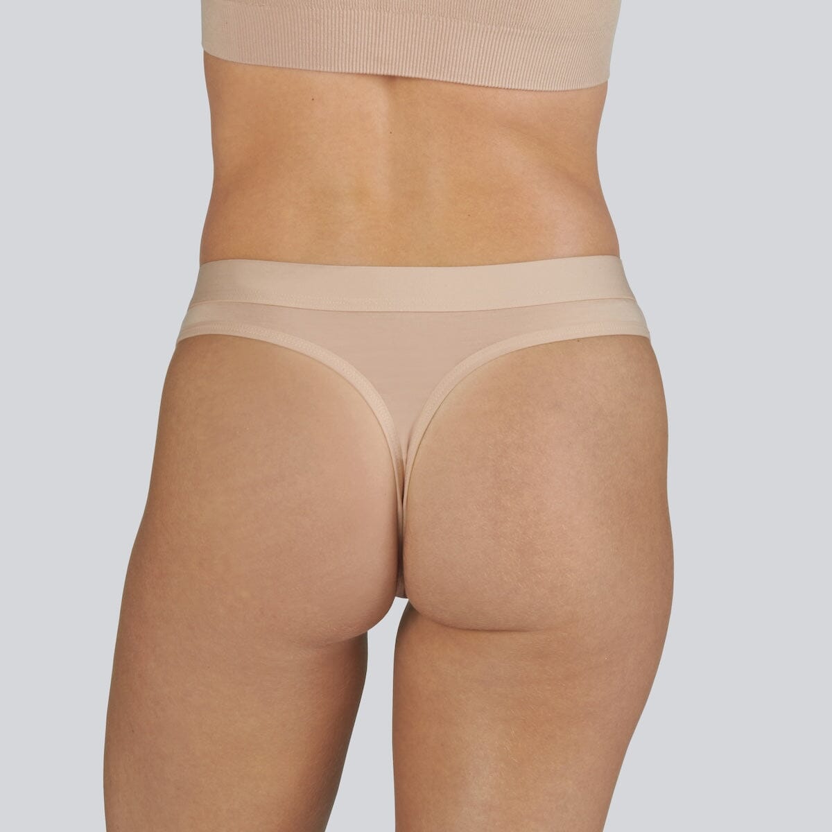 Women's Period Thong - Bamboo Underwear - Model:Chloe