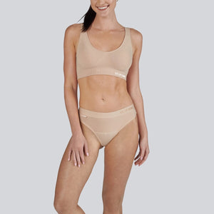 Women's Period Thong - Bamboo Underwear - Model:Chloe