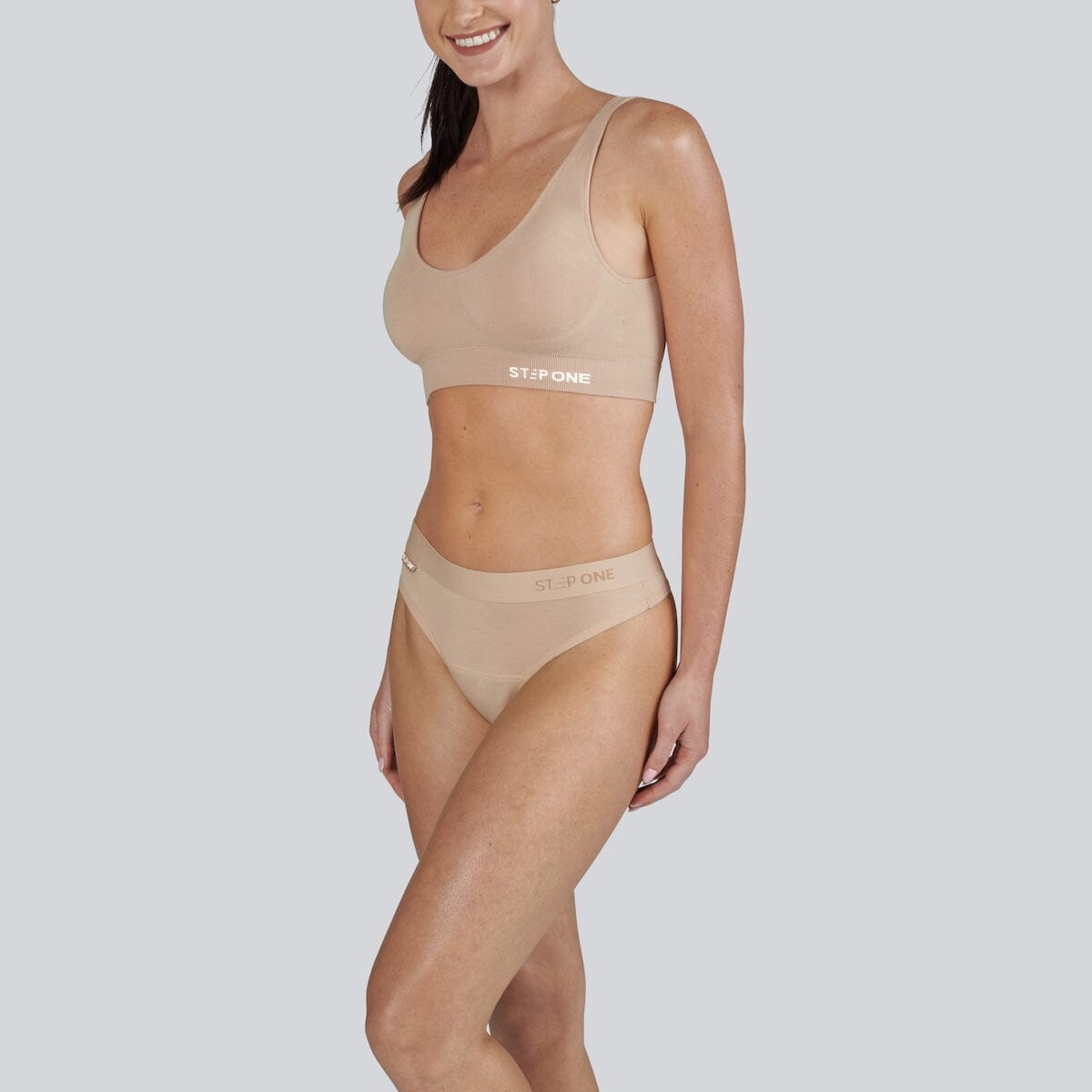 Women's Period Thong - Bamboo Underwear - Model:Chloe