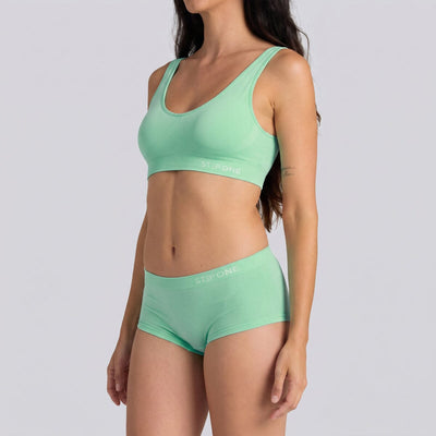 Women's SmoothFit Boyleg - Aquamarine - Bamboo Underwear