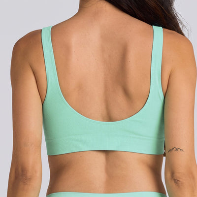 Women's SmoothFit Padded Bra - Aquamarine - Bamboo Underwear