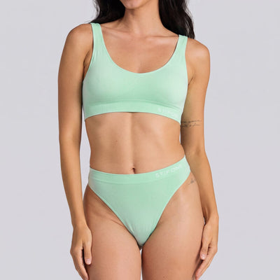 Women's SmoothFit Thong - Aquamarine - Bamboo Underwear