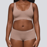 Women's SmoothFit Boyleg - Ash Brown