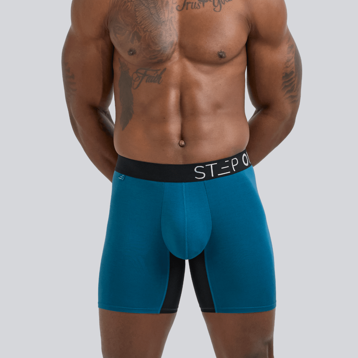 Boxer Brief - Lyons Blue - Bamboo Underwear