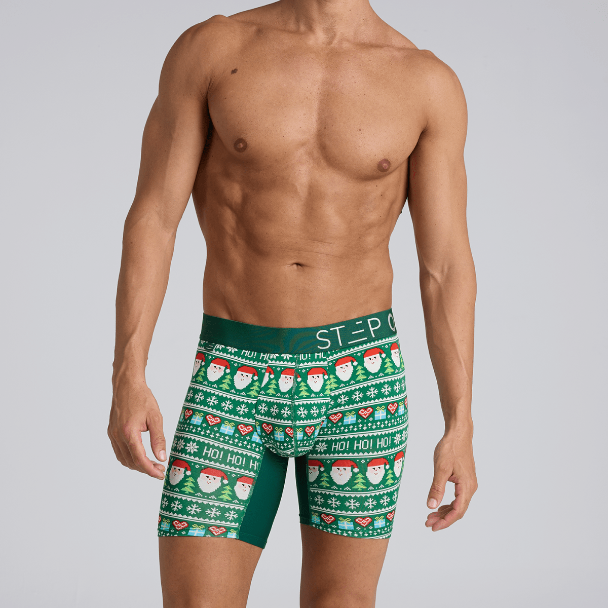 Boxer Brief - Mistle Toes - Bamboo Underwear
