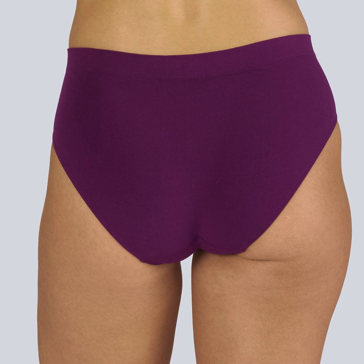 Women's SmoothFit Bikini Brief - Dark Purple - Bamboo Underwear