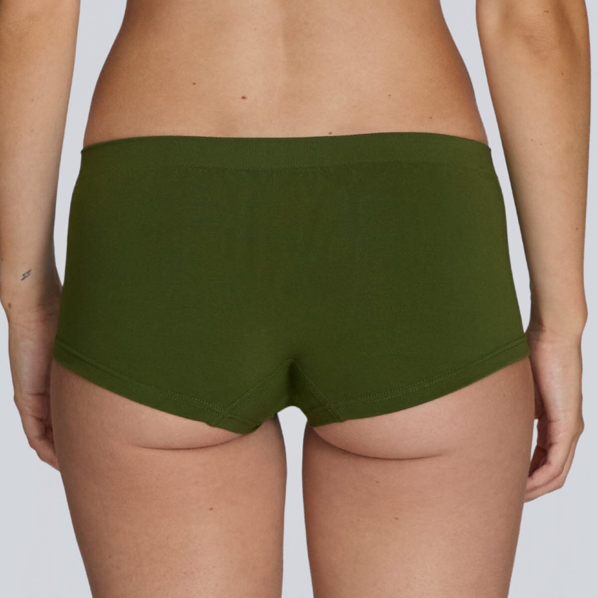 Women's SmoothFit Boyleg - Olive Green - Bamboo Underwear