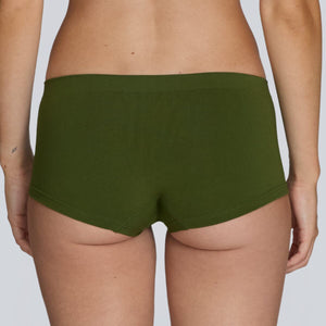 Women's SmoothFit Boyleg - Olive Green - Bamboo Underwear