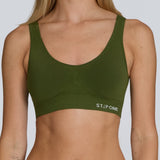 Women's SmoothFit Padded Bra - Olive Green