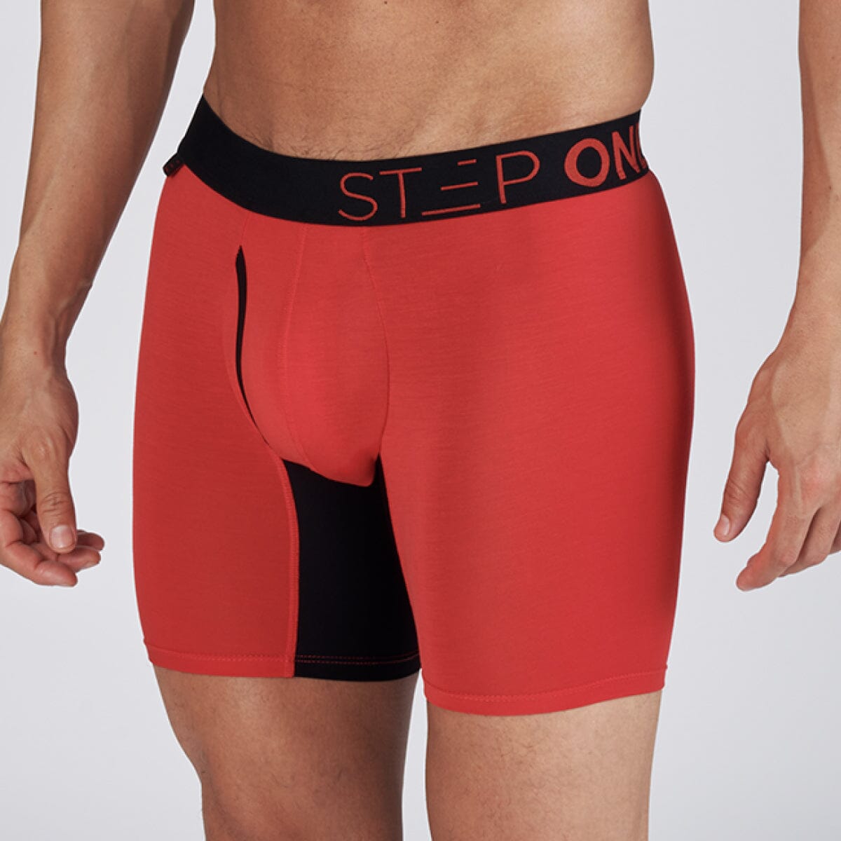 Boxer Brief Fly - Big Reds - Bamboo Underwear