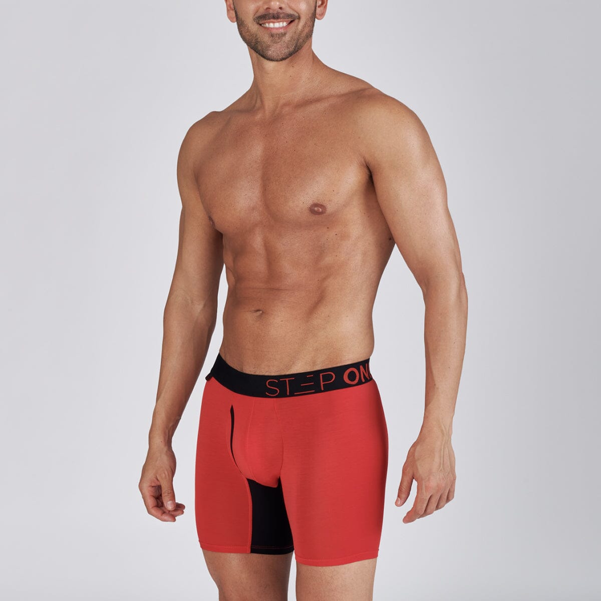 Boxer Brief Fly - Big Reds - Bamboo Underwear