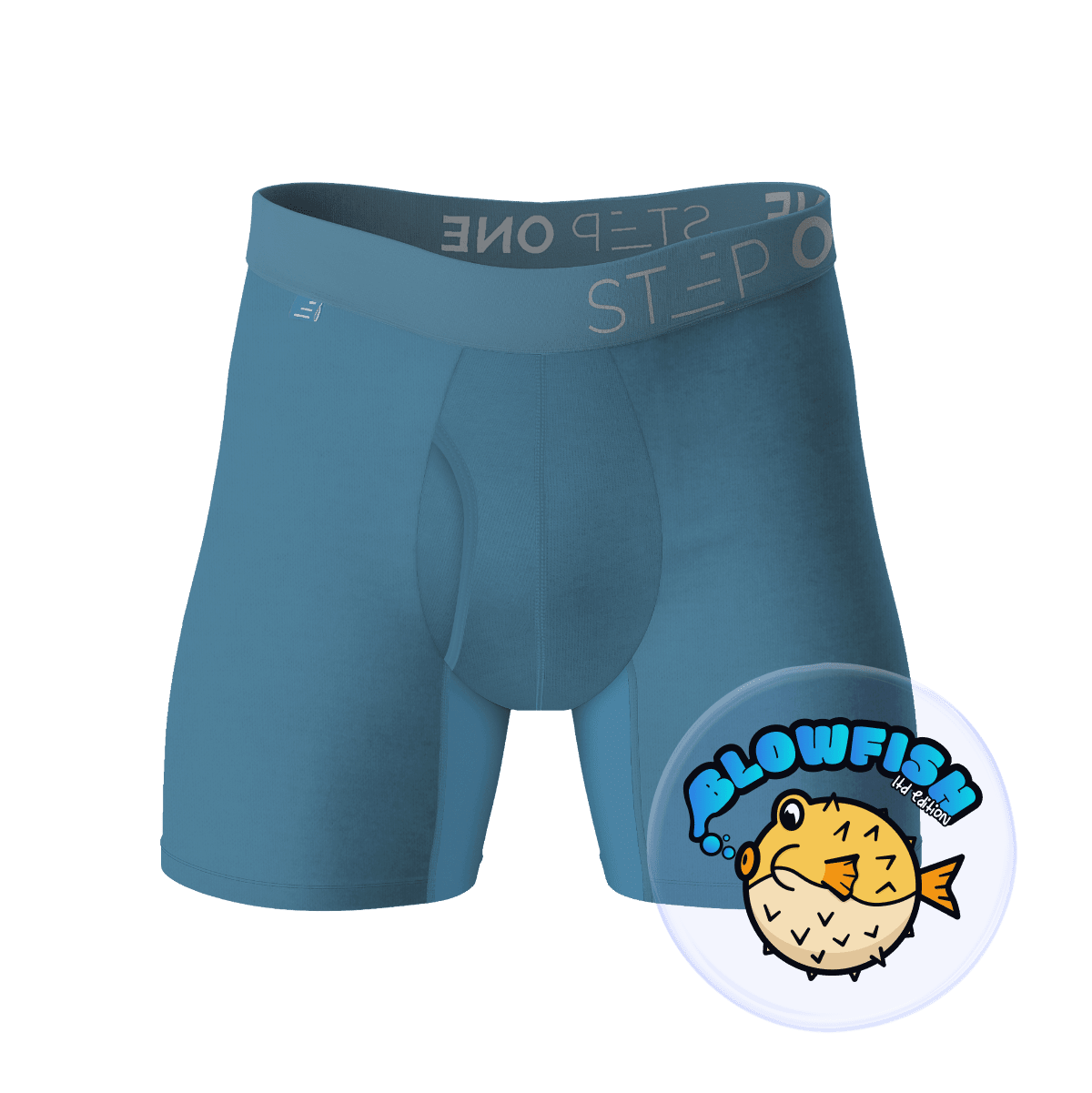 Blue mens bamboo underwear