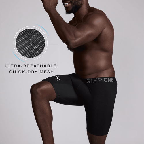 Cloud Mesh Boxer Brief Sport - Black