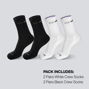 Crew Sock 4 Pack - Mixed