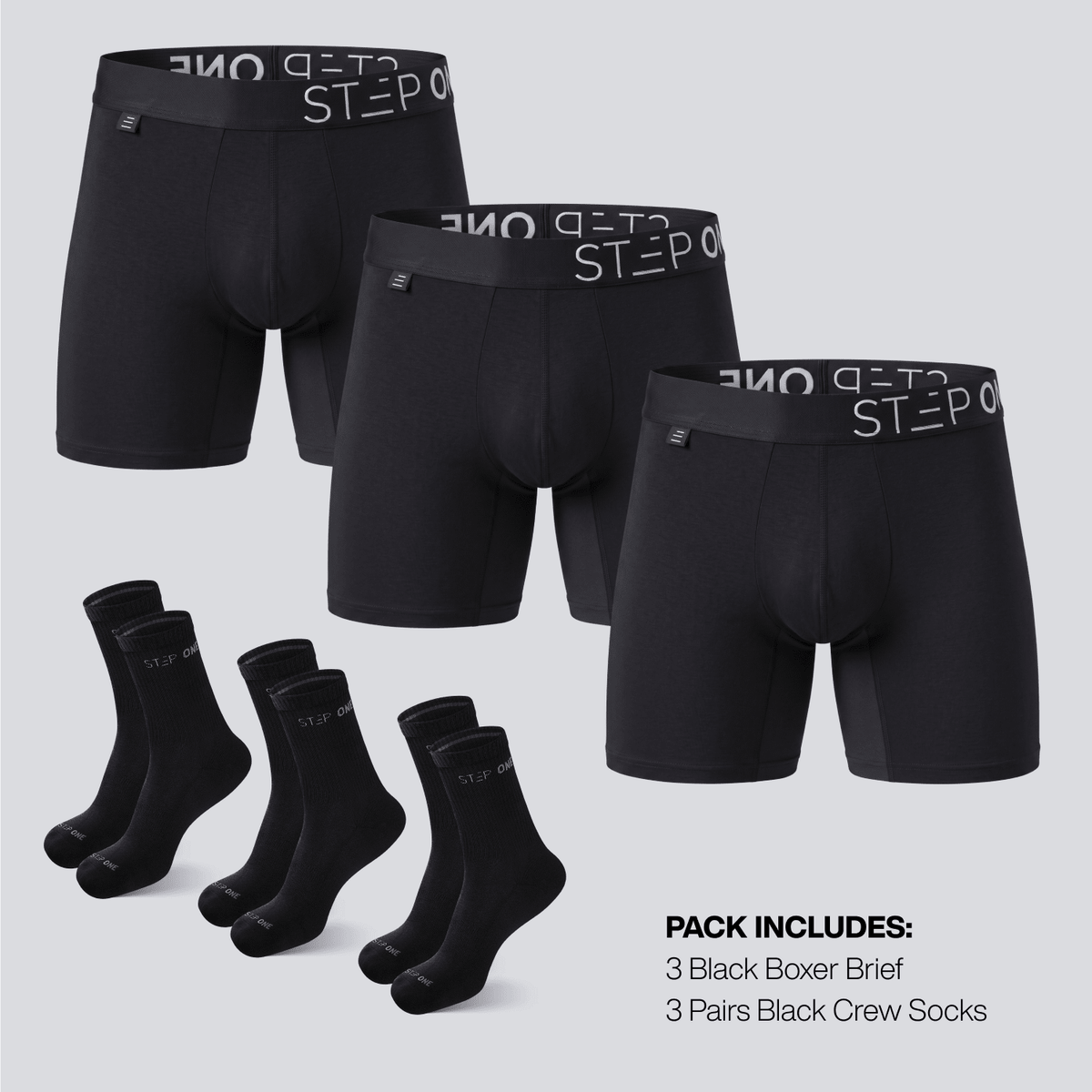 Dark Mode (Trio) - Bamboo Underwear