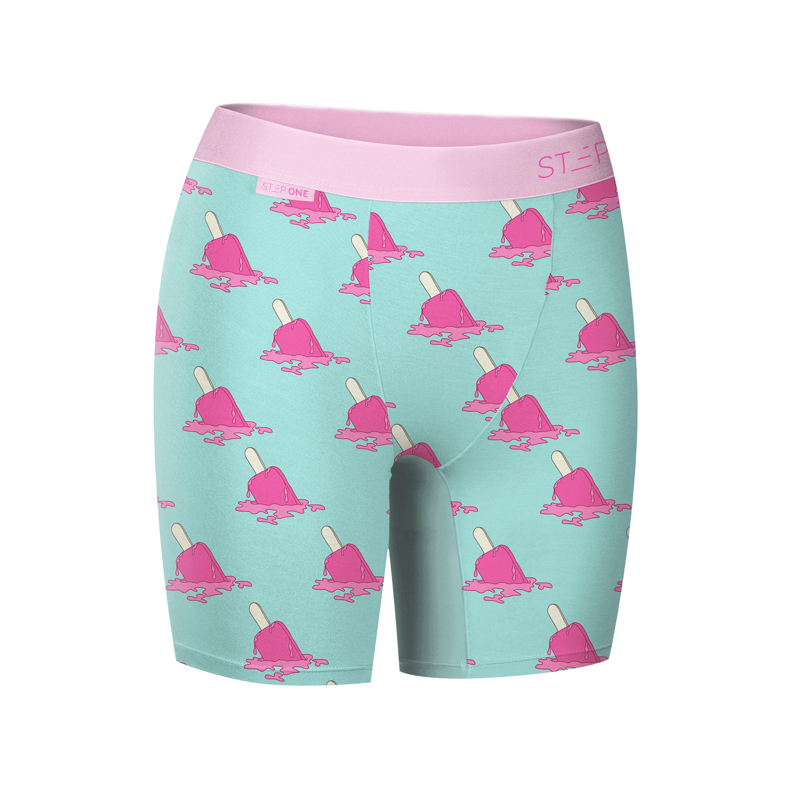 Women's Body Shorts - Icecreams | Step One Bamboo Underwear Australia