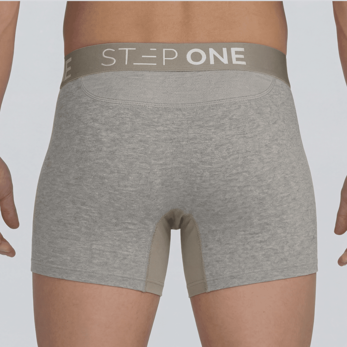 Trunk - Melange Light Grey - Bamboo Underwear