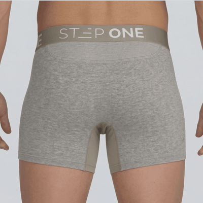 Trunk - Melange Light Grey - Bamboo Underwear