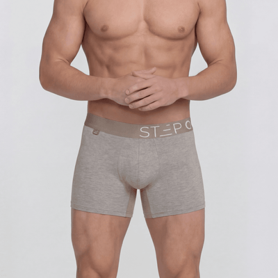 Trunk - Melange Light Grey - Bamboo Underwear