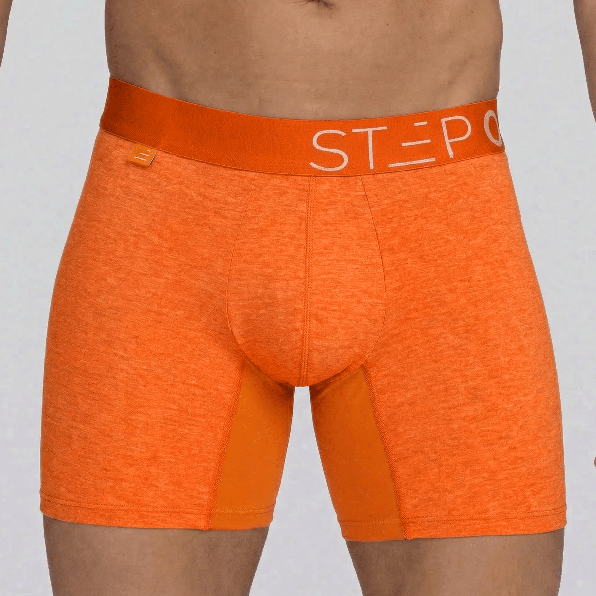Boxer Brief - Melange Orange - Bamboo Underwear