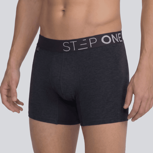 Trunk - Melange Stonewash Grey - Bamboo Underwear