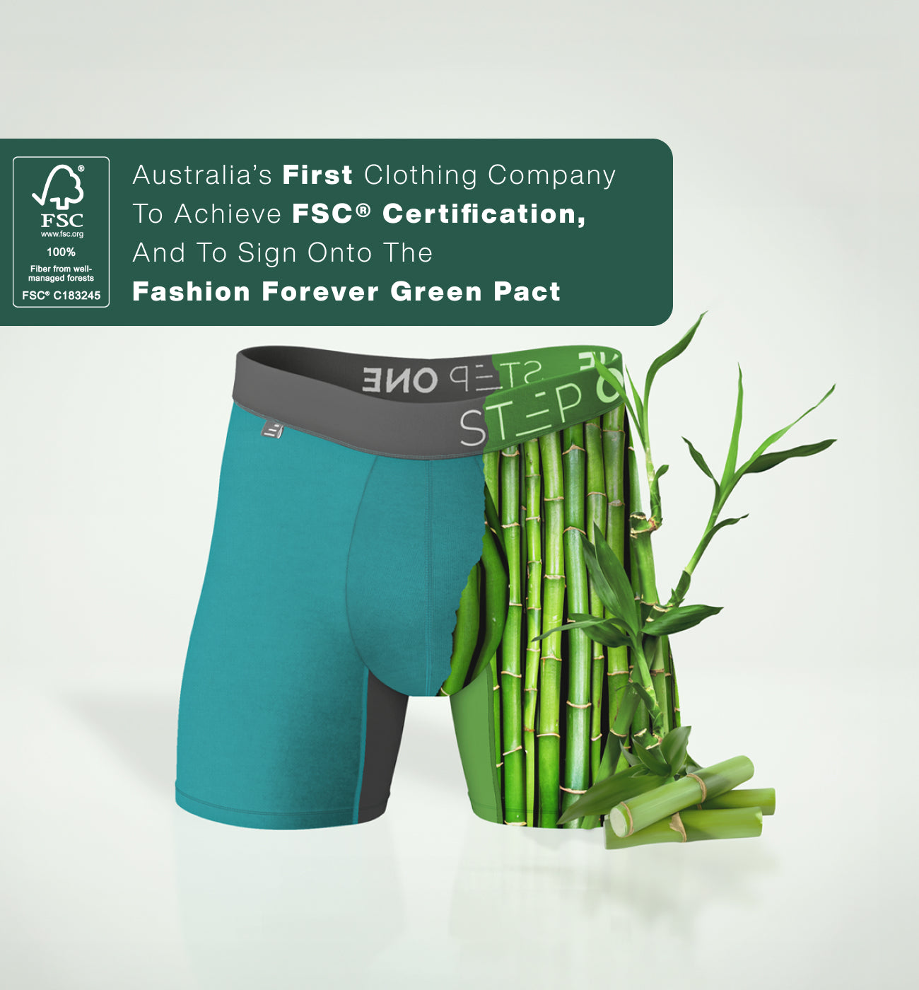 Sustainability  Step One Sustainable Underwear