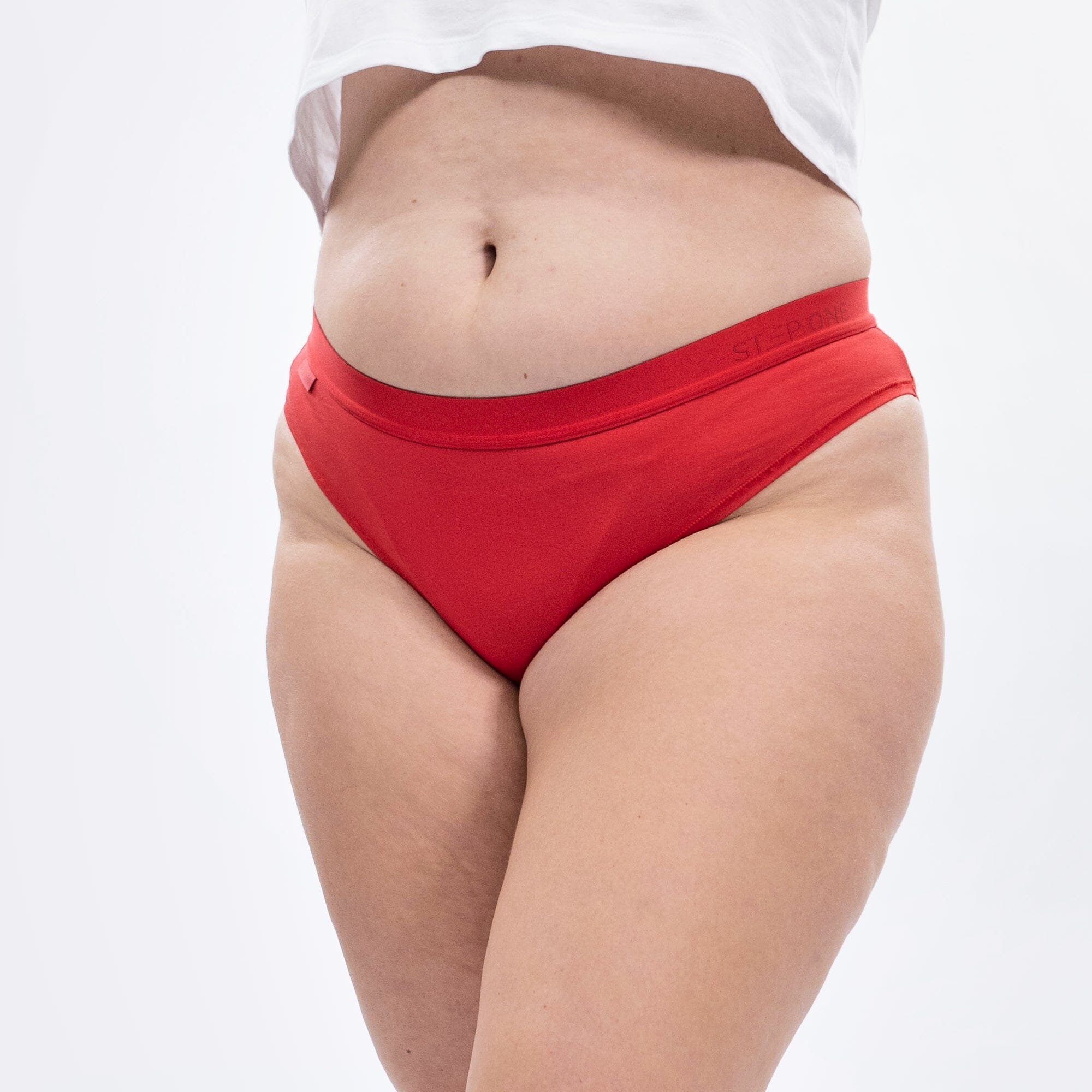 Women's Bikini Brief - Cherries - Model - #size_XL