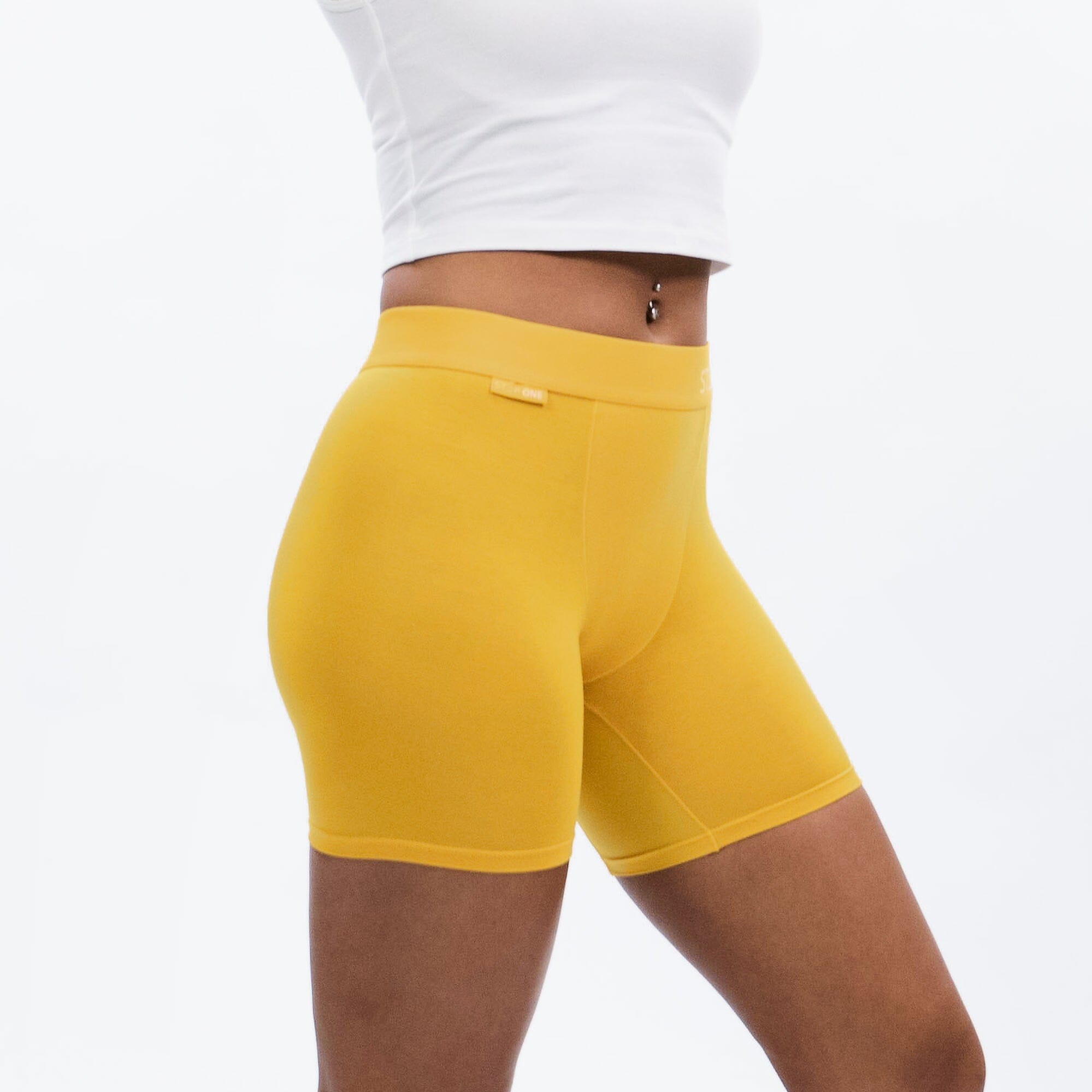 Women's Boxer Brief - Cheeky Cheddars - Model - #size_Large
