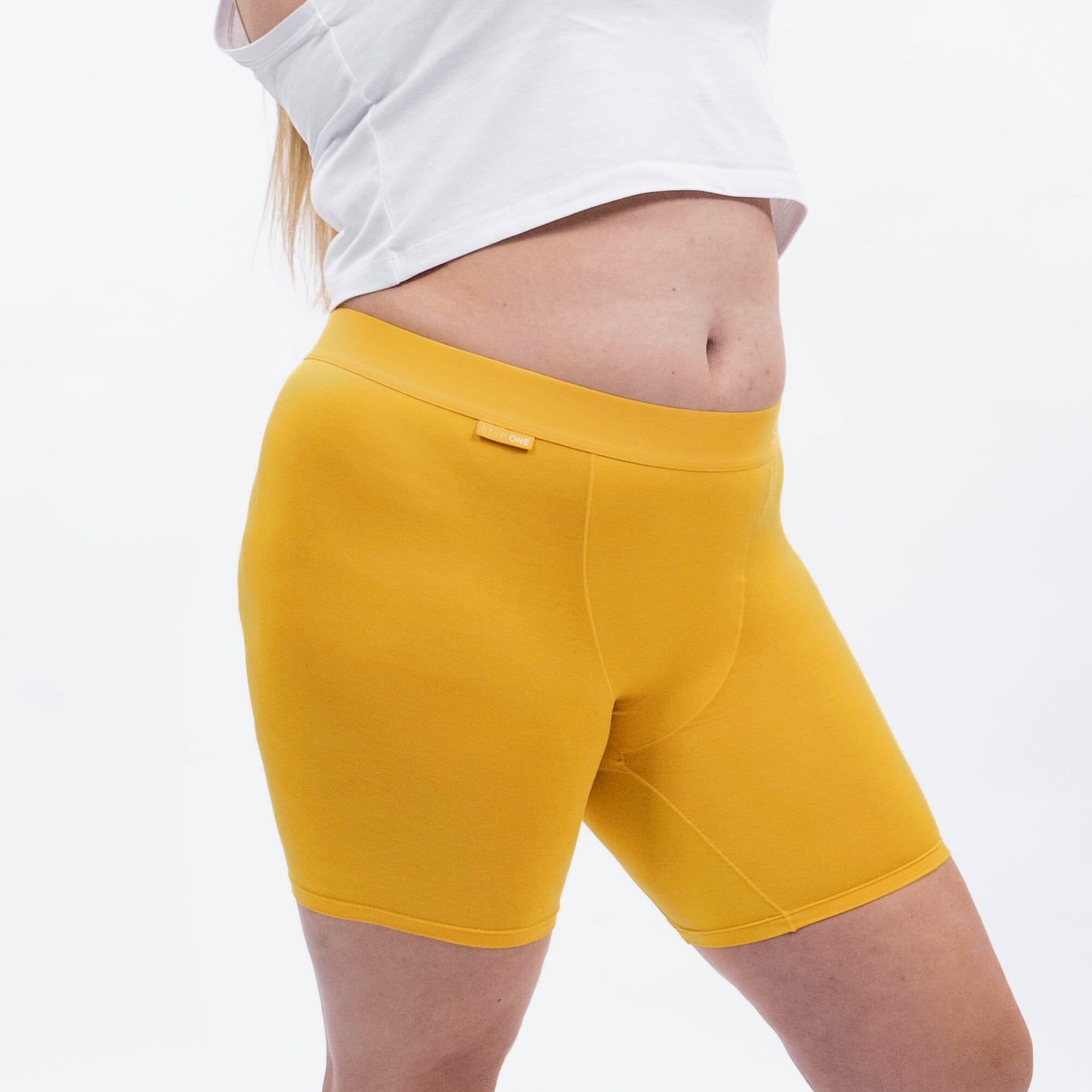 Women's Boxer Brief - Cheeky Cheddars - Model - #size_3XL