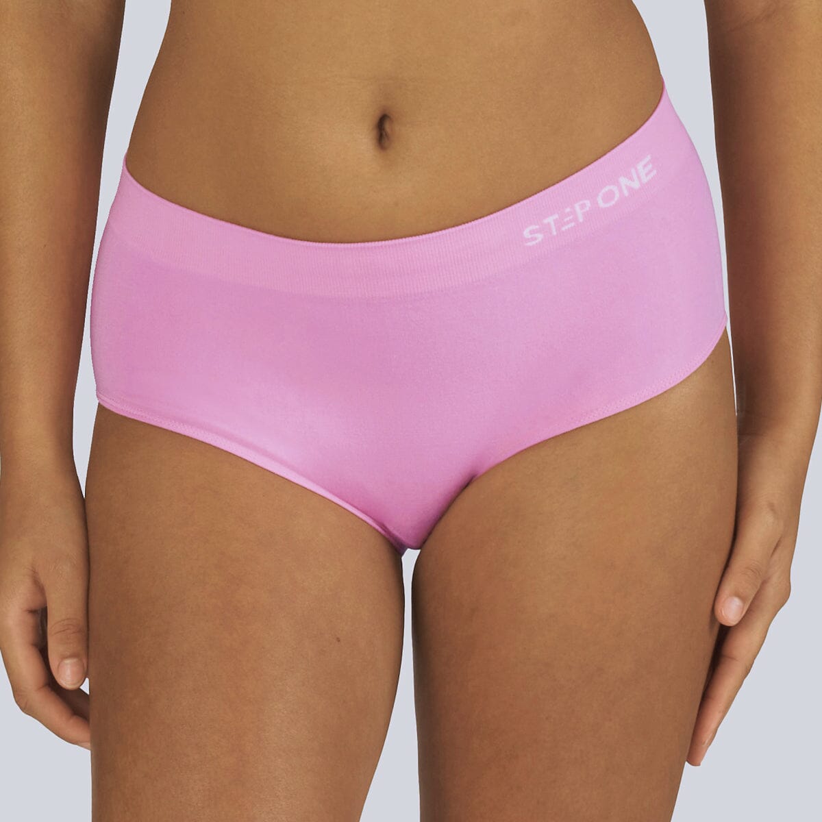 Women's SmoothFit Full Brief - Prism Pink - Bamboo Underwear - Model:Armani