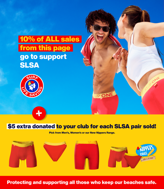 Surf Life Saving Australia x Step One | Step One Bamboo Underwear