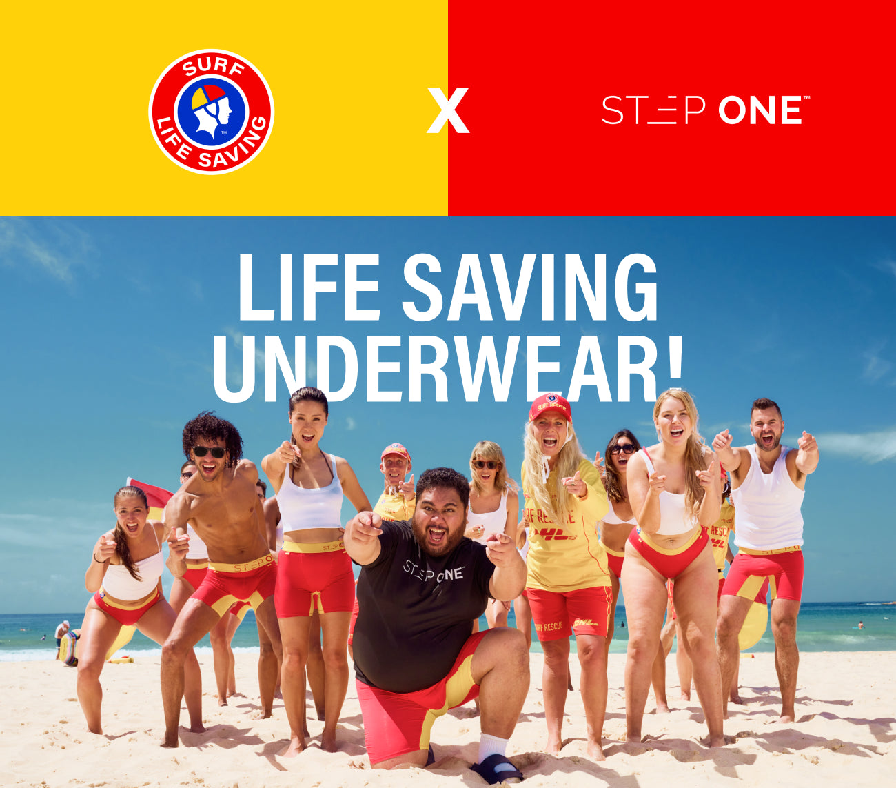 Surf Life Saving Australia x Step One
