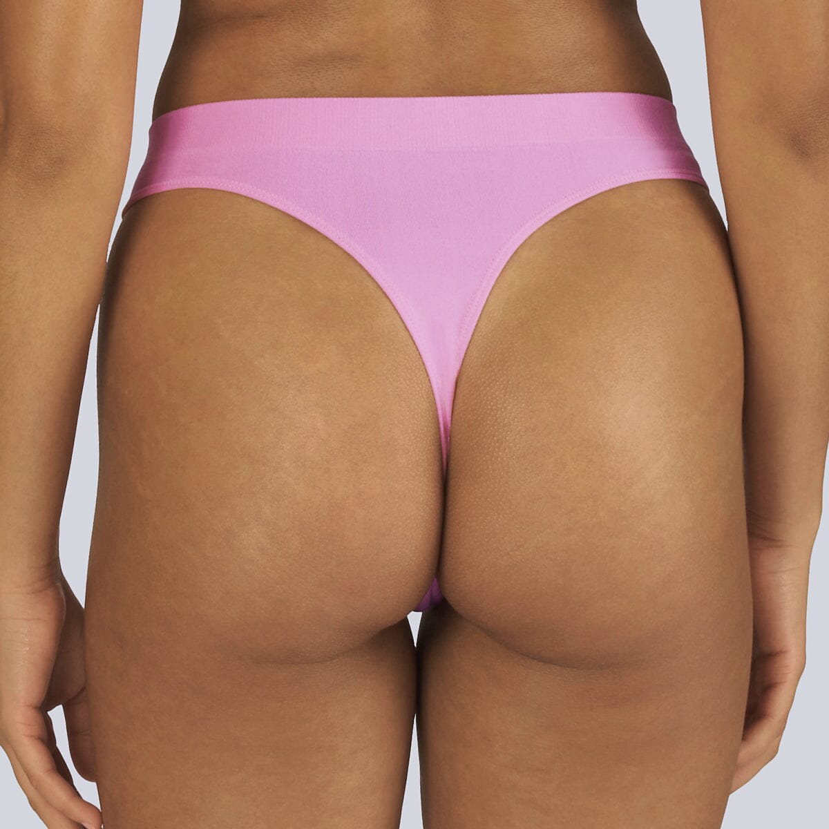 Women's SmoothFit Thong - Prism Pink - Bamboo Underwear - Model:Armani
