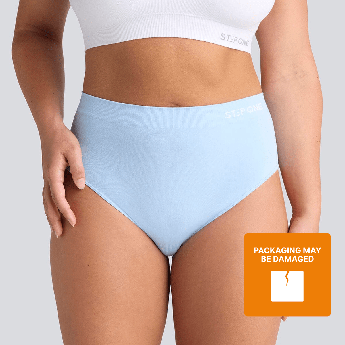 Women's SmoothFit Full Brief - Chambray - Bamboo Underwear - Model:Alexandra