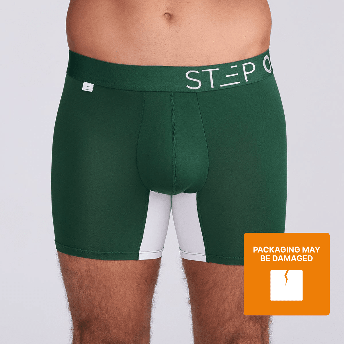 Trunk - Green & White - Bamboo Underwear