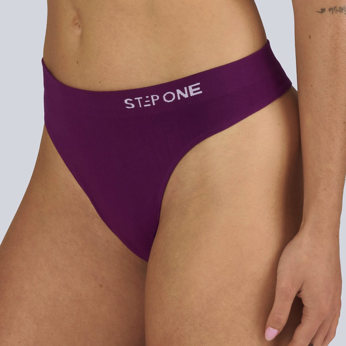 Women's SmoothFit Thong - Dark Purple - Bamboo Underwear