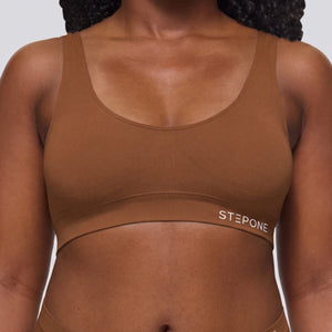 Women's SmoothFit Padded Bra - Toffee - Bamboo Underwear