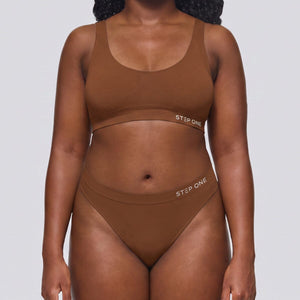 Women's SmoothFit Padded Bra - Toffee - Bamboo Underwear