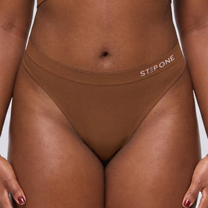 Women's SmoothFit Thong - Toffee - Bamboo Underwear