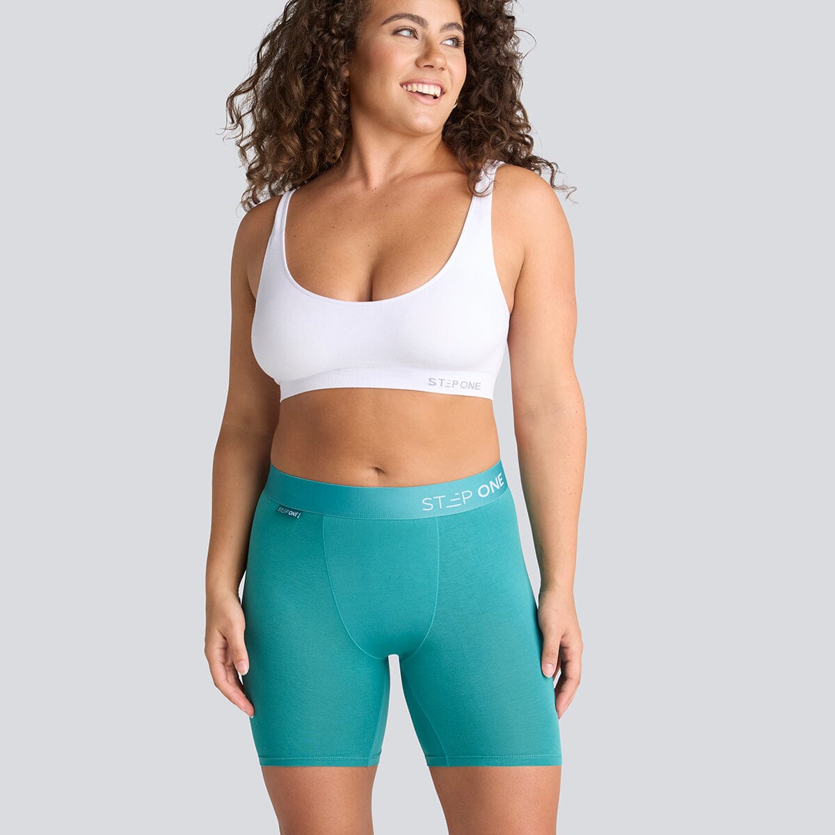 Light Green Bamboo Underwear for Women - Model:Alexandra