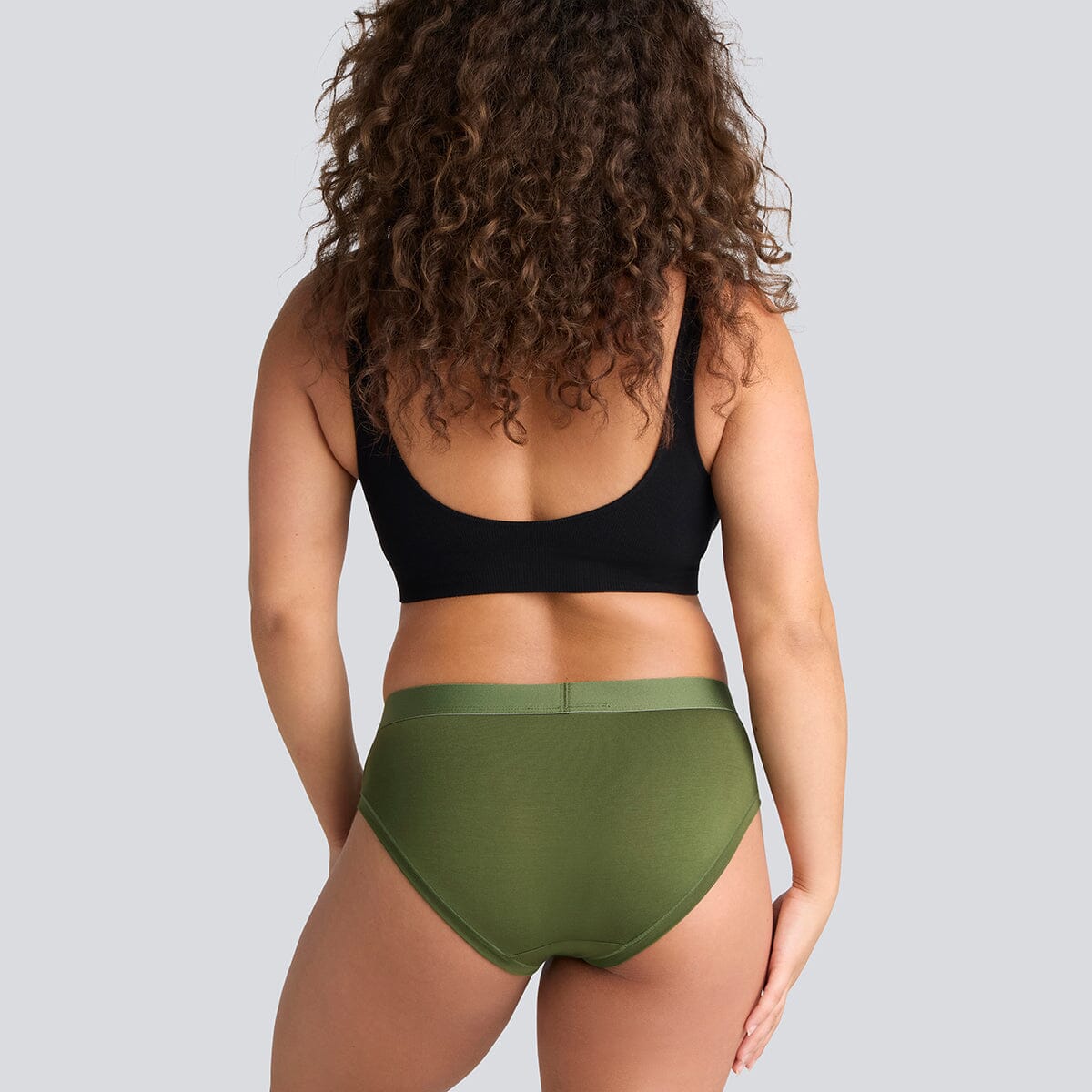 Green Women's Underwear - Model:Alexandra