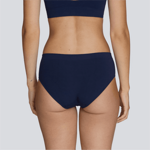 Women's SmoothFit Bikini Brief - Navy - Bamboo Underwear - Model:Emily