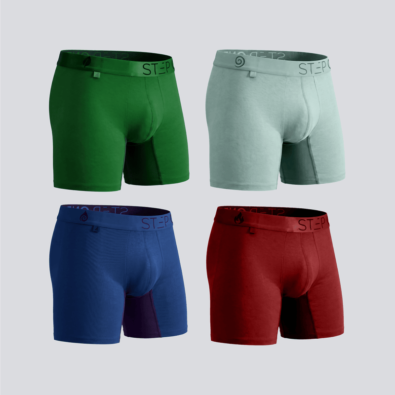 Boxer Brief - Elements 4 Pack - Bamboo Underwear