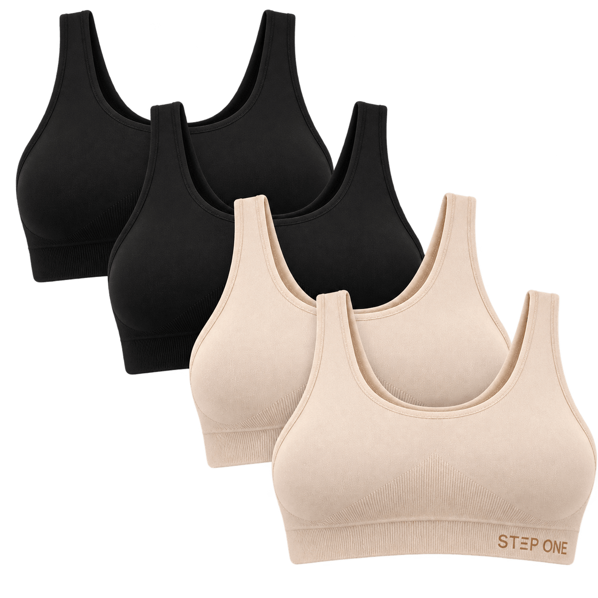 Women's SmoothFit Padded Bra 4 Pack - Essentials